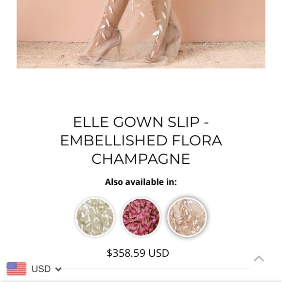 WOW NWT ‘Sister’s the Label’ ELLE GOWN SLIP in CHAMPAGNE (OS) Formal✨free gift!! - Picture 6 of 11